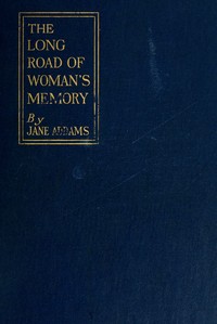Cover of The long road of woman's memory