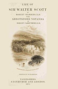 Cover of Life of Sir Walter Scott, with Abbotsford Notanda