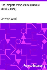 Cover of The Complete Works of Artemus Ward (HTML edition)