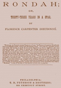 Cover of Rondah; or, thirty-three years in a star