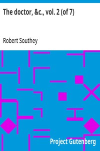 Cover of The doctor, &c., vol. 2 (of 7)