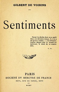 Cover of Sentiments
