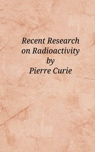 Cover of Recent research on radioactivity