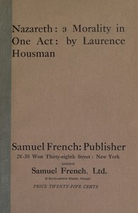 Cover of Nazareth: a morality in one act