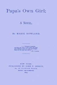 Cover of Papa's own girl: A novel