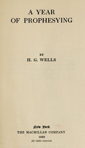 Cover of A year of prophesying