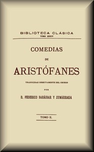 Cover of Comedias, tomo 2 de 3 : $b Las Avispas, la Paz, las Aves, Lisístrata