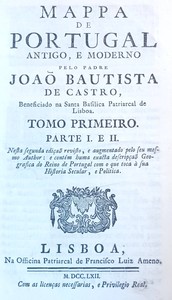 Cover of Mappa de Portugal antigo, e moderno, tomo 1 (of 3): Parte I, II