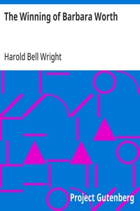 Cover of The Winning of Barbara Worth