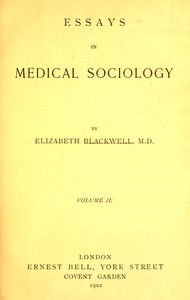 Cover of Essays in medical sociology, Volume 2 (of 2)