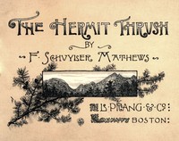 Cover of The hermit thrush