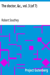 Cover of The doctor, &c., vol. 3 (of 7)