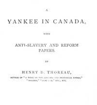 Cover of A Yankee in Canada, with Anti-slavery and reform papers.