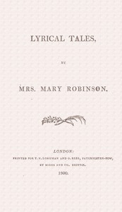 Cover of Lyrical tales