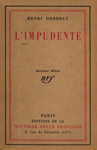 Cover of L'impudente