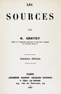Cover of Les Sources