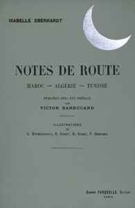 Cover of Notes de route : $b Maroc—Algérie—Tunisie
