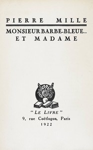 Cover of Monsieur Barbe-Bleue... et Madame