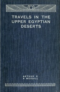 Cover of Travels in the Upper Egyptian deserts