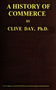 Cover of A history of commerce