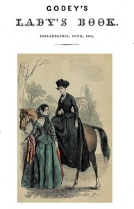 Cover of Godey's Lady's Book, Vol. 48, June, 1854