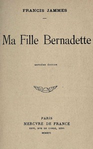 Cover of Ma Fille Bernadette