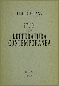 Cover of Studi sulla letteratura contemporanea : $b Prima serie