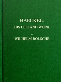 Cover of Haeckel : $b his life and work