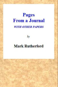 Cover of Pages from a Journal with Other Papers