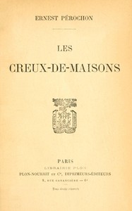 Cover of Les creux-de-maisons