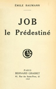 Cover of Job le prédestiné