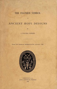 Cover of The feather symbol in ancient Hopi designs