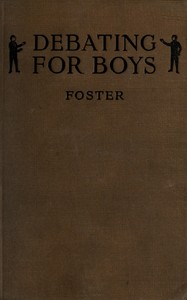 Cover of Debating for boys