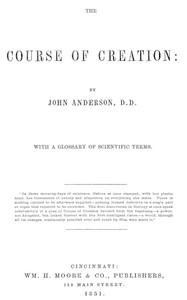 Cover of The course of creation