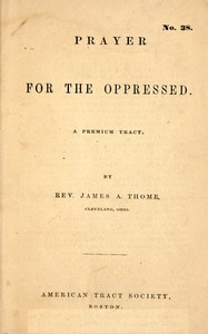 Cover of Prayer for the oppressed : $b A premium tract