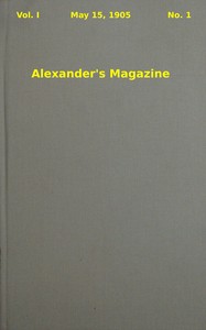 Cover of Alexander's Magazine (Vol. 1, No. 1, May 15, 1905)