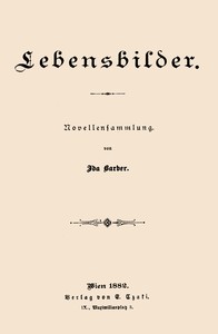Cover of Lebensbilder : $b Novellensammlung