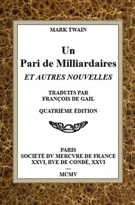 Cover of Un pari de milliardaires et autres nouvelles
