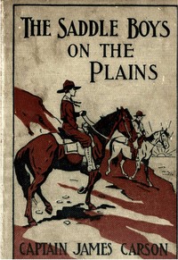 Cover of The saddle boys on the plains : $b or, after a treasure of gold
