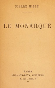 Cover of Le monarque