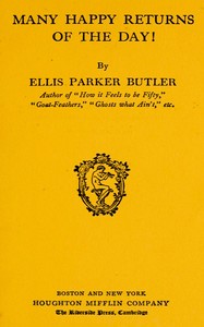 Cover of Many happy returns of the day!