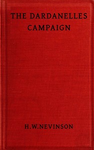 Cover of The Dardanelles campaign