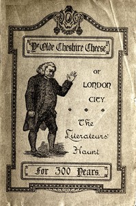 Cover of The book of The Cheese : $b Being traits and stories of "Ye Olde Cheshire Cheese"