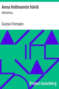 Cover of Anna Hollmannin häviö : $b Kertomus