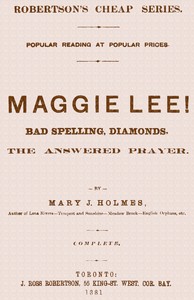 Cover of Maggie Lee! : $b Bad spelling, Diamonds, The answered prayer