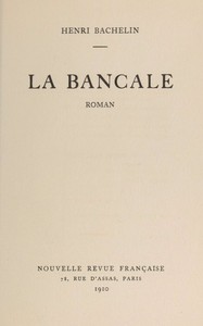 Cover of La bancale