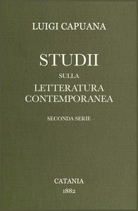 Cover of Studii sulla letteratura contemporanea : $b Seconda serie