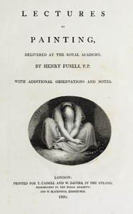 Cover of Lectures on painting, delivered at the Royal Academy : $b With additional observations and notes