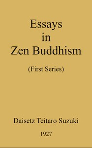Cover of Essays in Zen Buddhism : $b First series