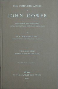 Cover of The complete works of John Gower, volume 2 : $b The English works